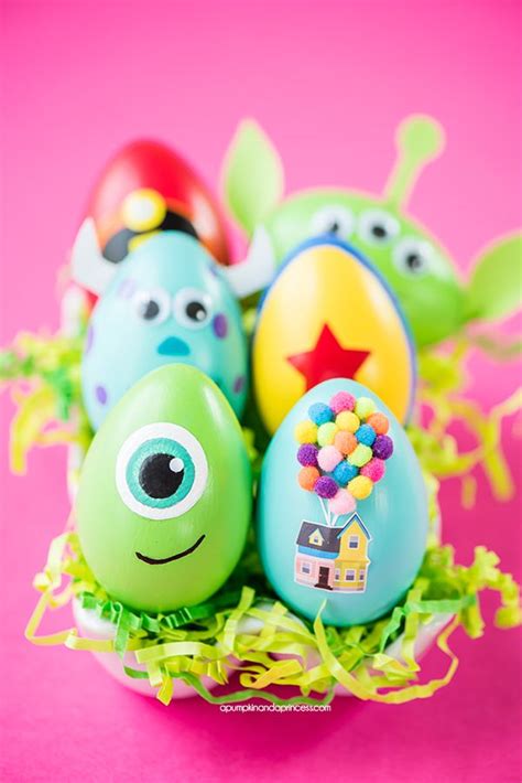 Diy Disney Pixar Easter Eggs Easter Eggs Diy Easter Egg Decorating