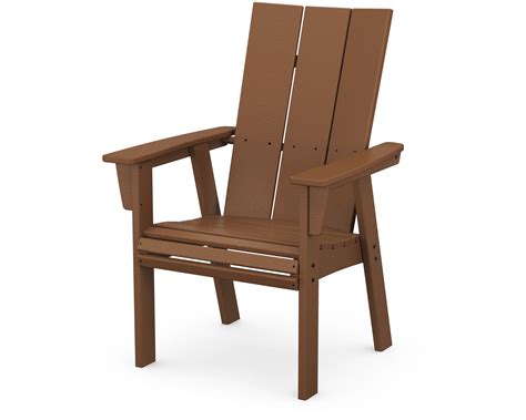 Polywood® Modern Curveback Adirondack Dining Chair Add620 Polywood