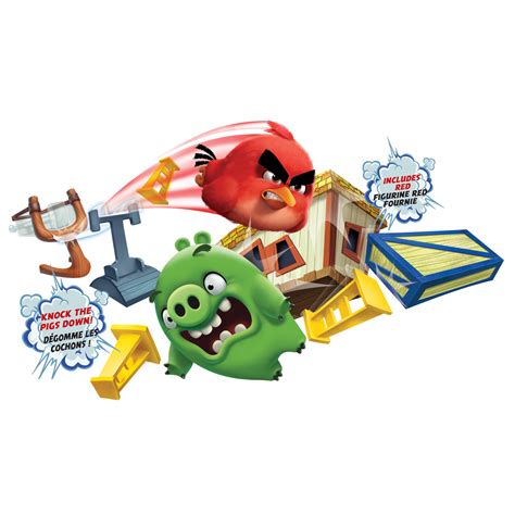 Tv And Movie Character Toys Angry Birds Sling And Smash Track Set With