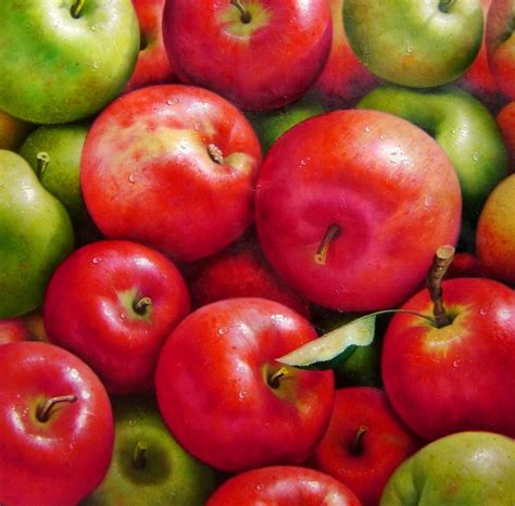El Arte Es Su Máxima Expresión Bodegón Moderno Manzanas Al óleo 99