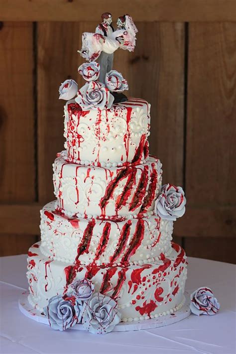 Shop wayfair for halloween decorations to match every style and budget. 23 Halloween Wedding Cakes | CHWV
