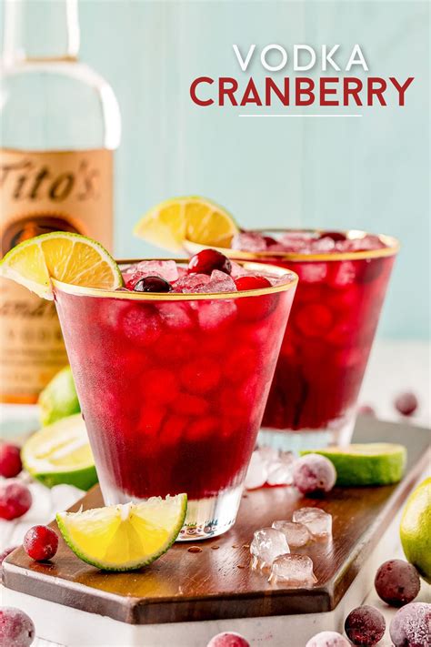 Cranberry Vodka Recipe Sante Blog