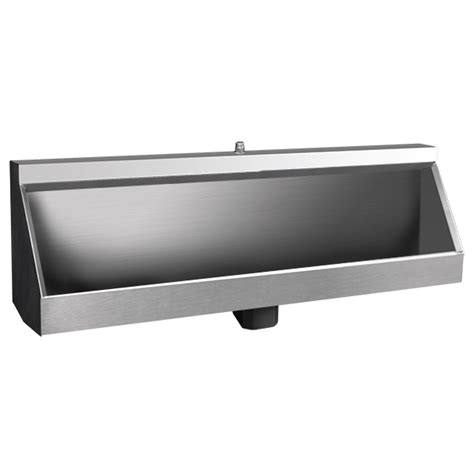 Stainless Steel Multi Person Rear Mounted Washout Trough Urinal