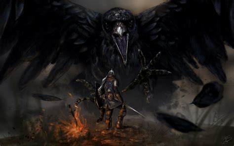 The Giant Crow By Andyhughesart On Deviantart