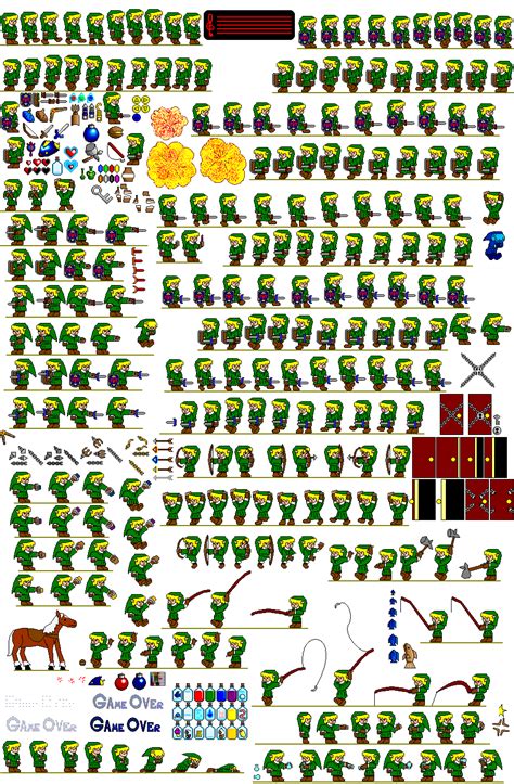 Custom Link Sprites By Mortimermcmirestinks On Deviantart