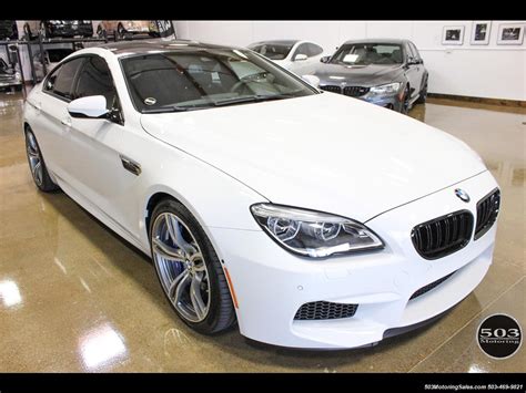 2016 Bmw M6 Gran Coupe White Competition Pack 15k Miles