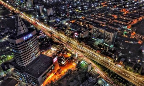 10 Gambar Kota Makassar 2023 Sekarang Malam Hari Dari Udara