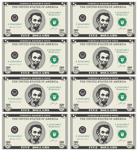 10 Best Fake Printable Money Sheets