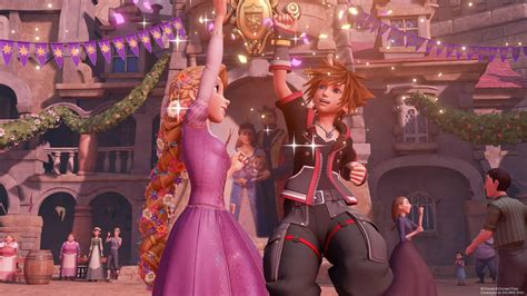 Kingdom Hearts Iii Tangled Trailer Sets Rapunzel Free Vamers