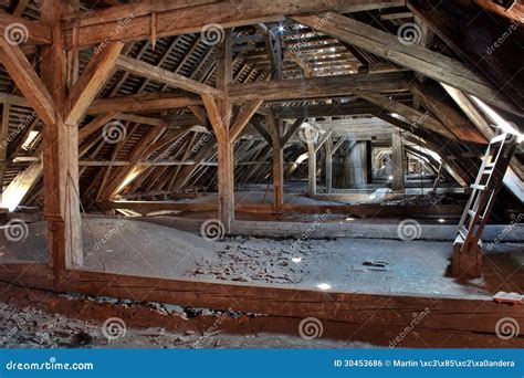 Old Attic Of A House Hidden Secrets Stock Photo Image Of