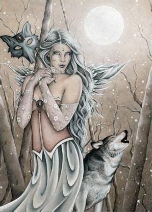 Turrean Wolf Goddess By Jessica Galbreth Fairy Art Fantasy Art Artist