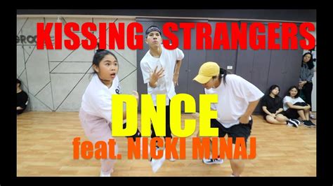 dnce kissing strangers feat nicki minaj l pearrie hammie youtube