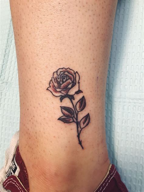 This is the reason why many people choose their tattoo design wisely. First tattoo- delicate rose | Tattoos, First tattoo, Cute ...
