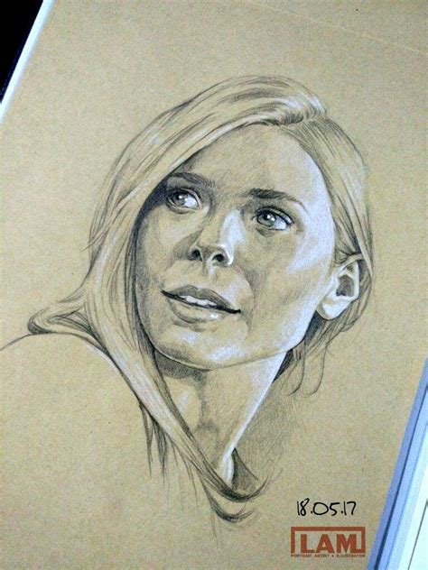 Elizabeth Olsen Drawing Pencil Sketch Colorful Realistic Art Images