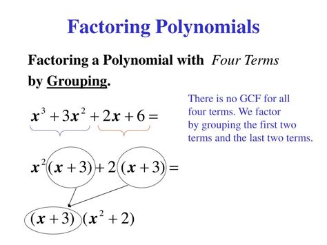 Ppt Factoring Polynomials Powerpoint Presentation Free Download Id