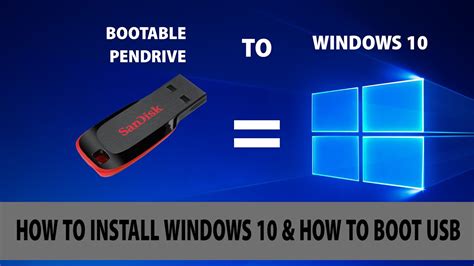 How To Install Windows 10 From Usb Flash Drive Complete Guide Youtube