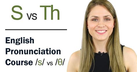 Sとthの発音方法 θの音 英語の発音を学ぶコース How To Pronounce S And Th θ Sounds Learn English Pronunciation Course