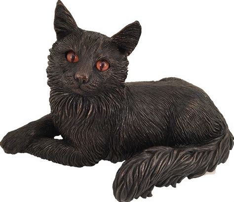 During shedding season, you can up this schedule to once every four weeks. Long-Haired Cat Bronze-look Figurine Cremation Urn ...