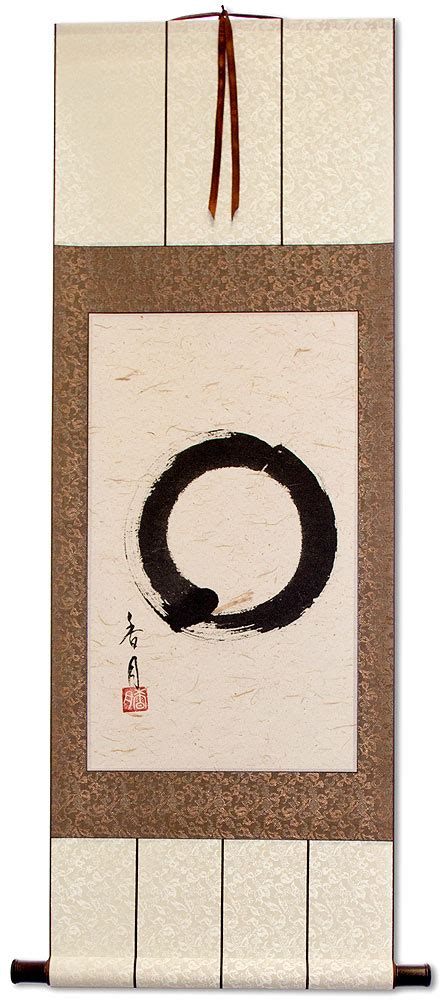 Enso Japanese Symbol Wall Scroll Art Of Japan