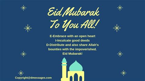 Best 50 Happy Eid Mubarak Wishes Messages Greetings Quotes