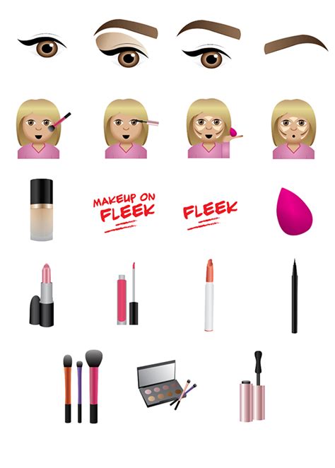 Makeup Emojis On Behance