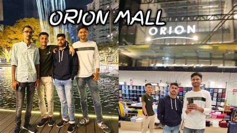 Orion Mall Brigade Gateway Famous Mall In Bangalore Night Life