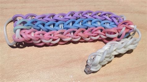 How To Make A Triple Single Rainbow Loom Bracelet