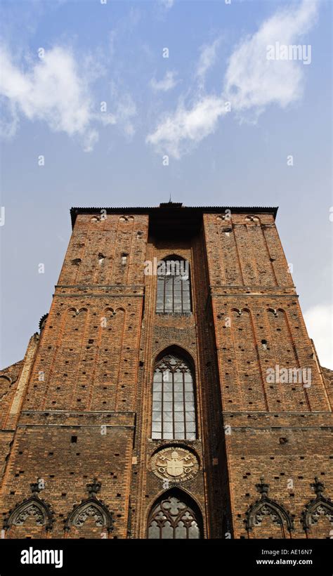 Gothic Style Brick Facade Katedra Sw Janow St Johns Cathedral Old Town