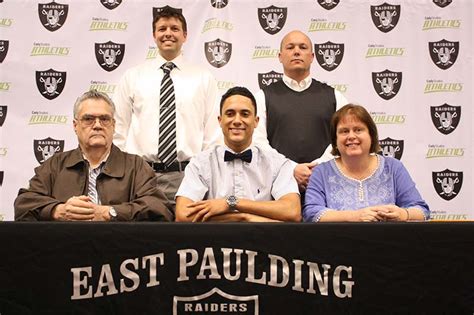 Relationship statistics of jon richardson. East Paulding High School students sign scholarships