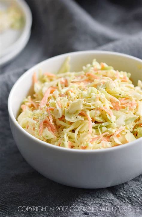 Creamy Coleslaw Cooking With Curls