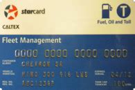 Debit cards, credit cards and prepaid cards. Caltex StarCard - All Fuels