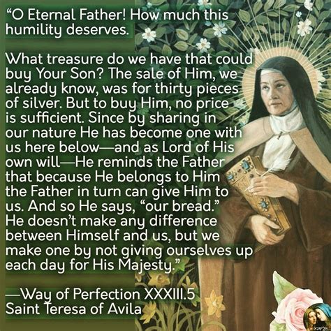 St. Teresa speaks to us today saying: Let nothing disturb you, Let