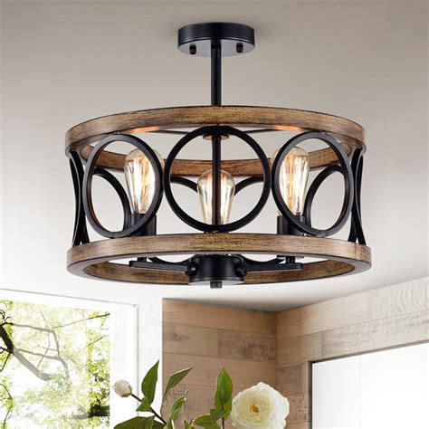 877 black drum ceiling light products are offered for sale by suppliers on alibaba.com, of which lamp there are 79 suppliers who sells black drum ceiling light on alibaba.com, mainly located in asia. Union Rustic Vasbinder 3 - Light 17.72" Shaded Drum Semi ...