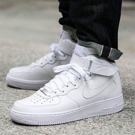 Giày Nam Nike Air Force 1 Mid 07 Triple White Cw2289 111 Sneaker Daily