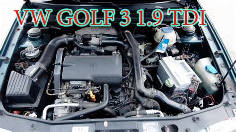 Volkswagen Golf 3 AHU Engine 1 9 Tdi YouTube