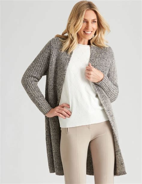 Marle Long Line Knit Cardi Ezibuy Australia