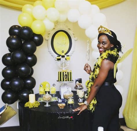 titi s bumblebee themed bridal shower partito by ronnie loveweddingsng