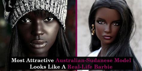 Most Attractive Australian Sudanese Model Looks Like A Real Life Barbie Inspiretoday