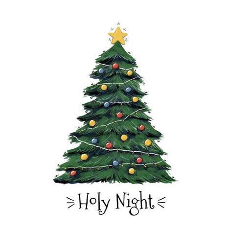 Artificial christmas tree christmas ornament, christmas tree, holidays, wedding invitation png. Holy Night Christmas Tree Vector - Download Free Vectors ...
