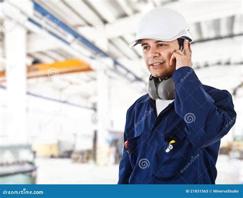 Engineer Portrait Stock Image Image Of Manager Helmet 21831563