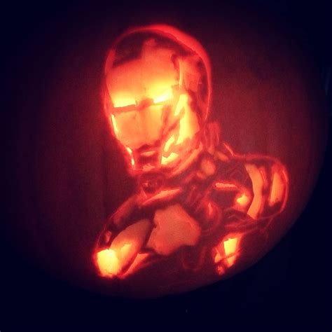 20 Iron Man Pumpkin Carving