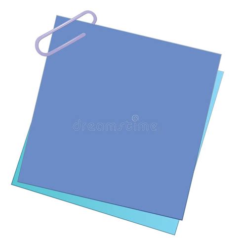 Note Pad Paperclip Stock Illustrations 1956 Note Pad Paperclip Stock