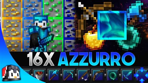 Azzurro 16x Mcpe Pvp Texture Pack Fps Friendly Youtube