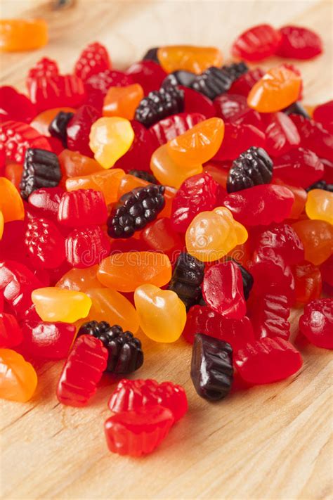 These bars skip the corn syrup. Organic Fruit Gummy Snacks For Kids Stock Image - Image of ...