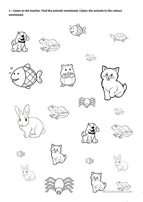 Pets Worksheet Free Esl Printable Worksheets Madeteachers Pets