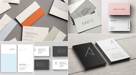 Minimal Design Aesthetic Business Cards