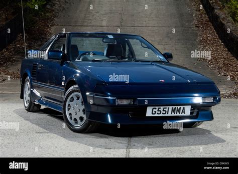 1989 Toyota Mr2 Mk1 Mid Engine Sports Car Stock Photo Alamy