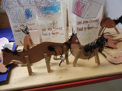 Easy Clothespin Horse Craft For Preschoolers