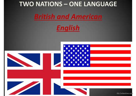 British And American English Video English Esl Powerpoints