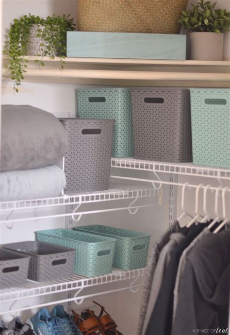 The quantity of house a closet organizer kit will provide you with can amaze you. Do It Yourself: Updating a Small Closet | Closet organizing systems, Bathroom organization decor ...